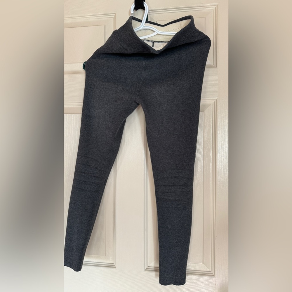 Cotton fleece leggings